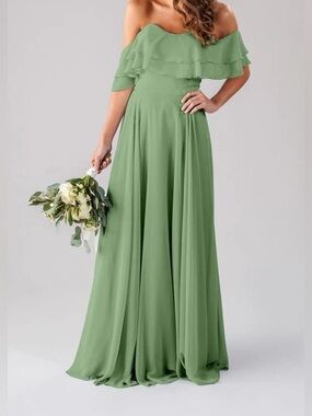 EUC Kennedy Blue Allison Dress in Sage Size 14